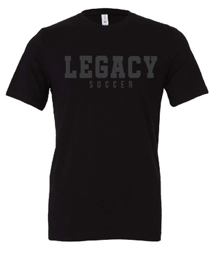 Legacy Soccer Black tonal block - youth