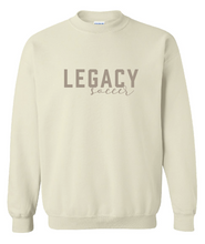 Load image into Gallery viewer, Legacy Soccer cream tonal script - adult