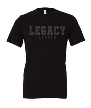 Load image into Gallery viewer, Legacy Soccer Black tonal block- adult